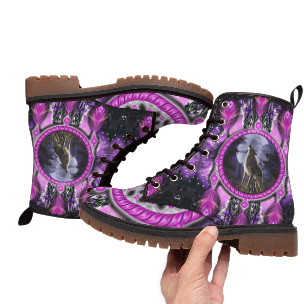 Wolf Power Leather Martin Short Boots NBD