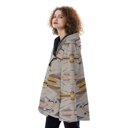 Native American Hooded Flared Coat NBD