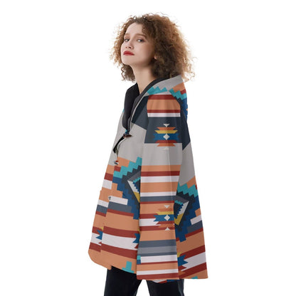 Native American Hooded Flared Coat NBD