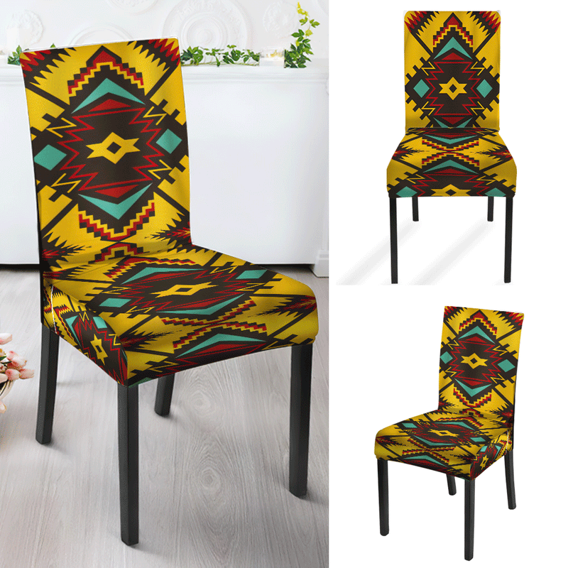 Yellow Tribe Design Native American Tablecloth - Chair cover NBD