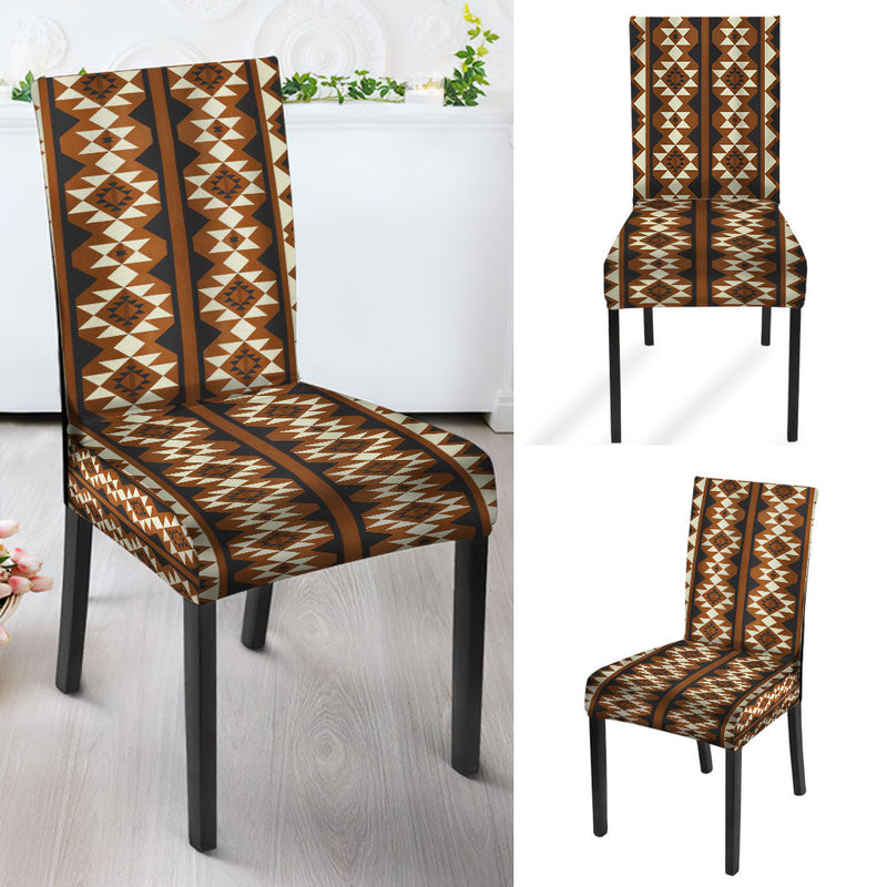 Brown Pattern Culture Design Native American Tablecloth - Chair cover NBD