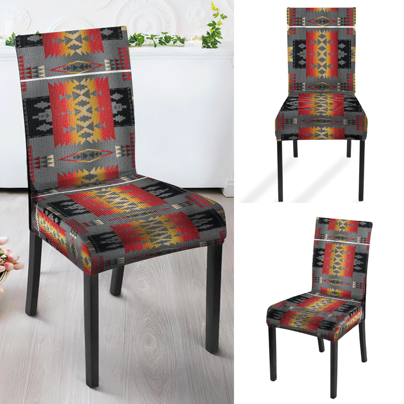 Multi Pattern Culture Design Native American Tablecloth - Chair cover NBD