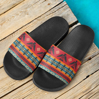 Pattern Native American Slide Sandals NBD