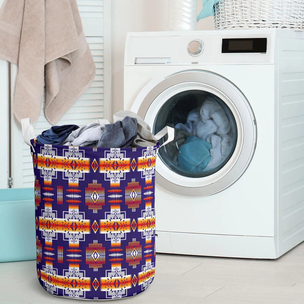 Purple Pattern Laundry Basket 10 NBD