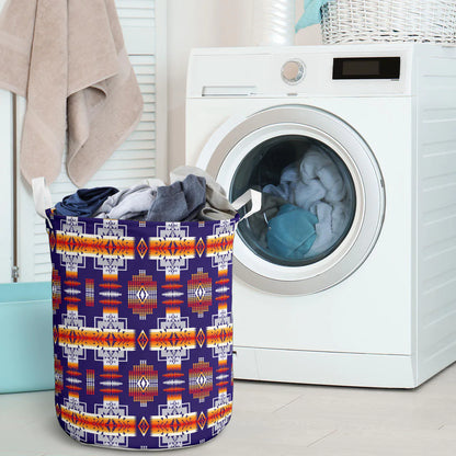 Purple Pattern Laundry Basket 10 NBD