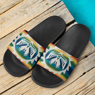 Pattern Native American Slide Sandals NBD