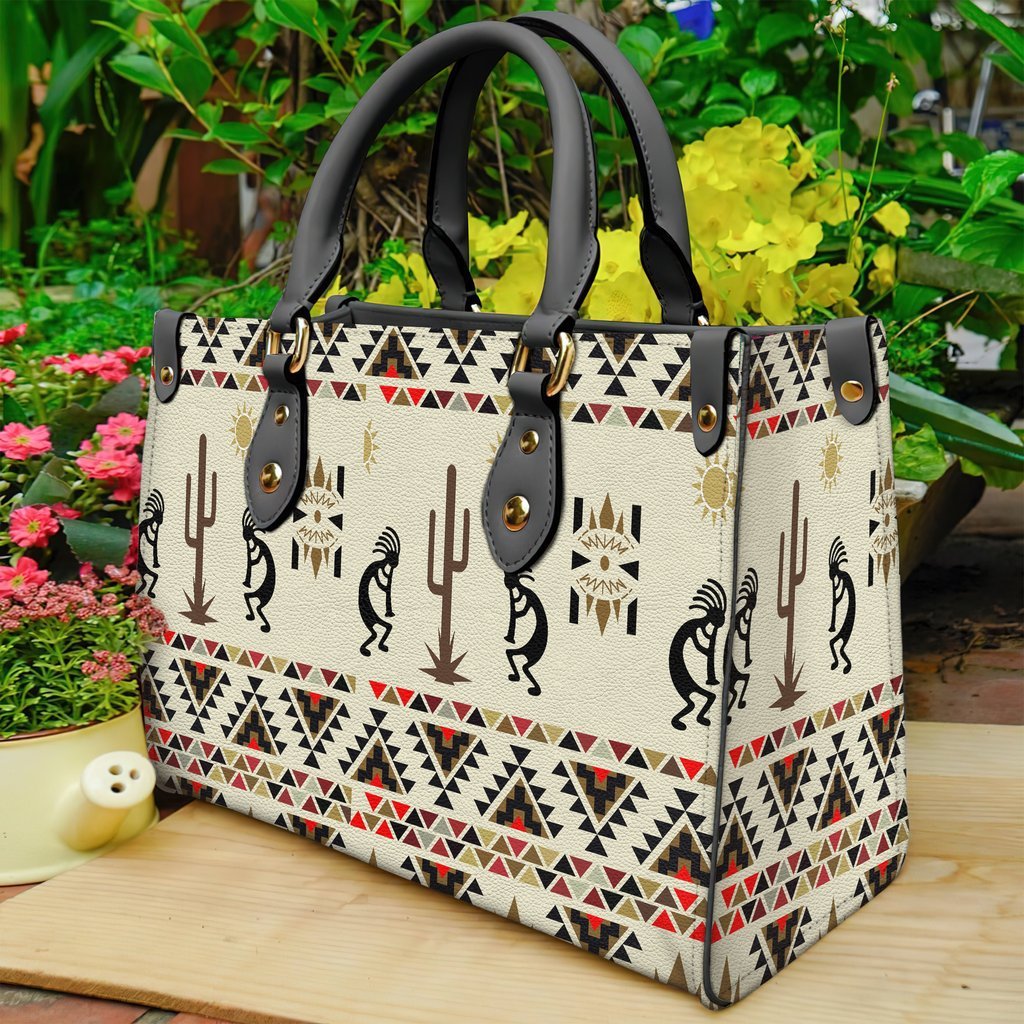 Kokopelli Myth Brown Native Leather Bag NBD