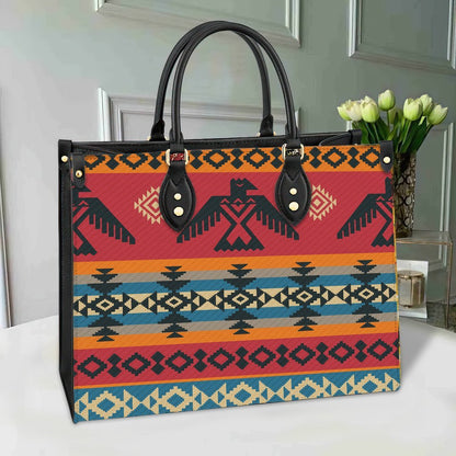 Red Thunderbird Native American Leather Bag NBD
