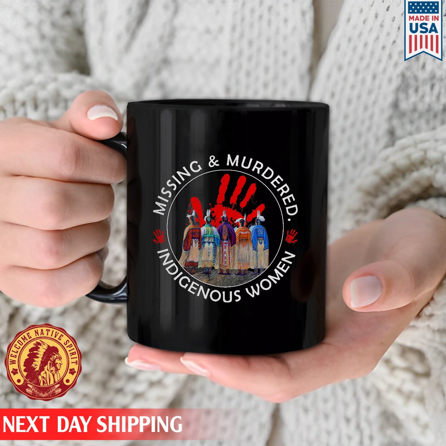 Missing Murder Indigenous Women Ceramic Coffee Mug