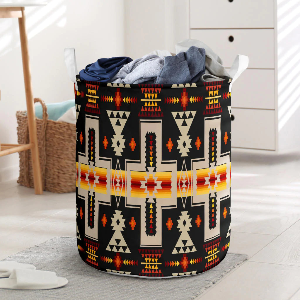 Black Tribe Design Laundry Basket 14 NBD