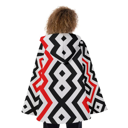 Native American Hooded Flared Coat NBD