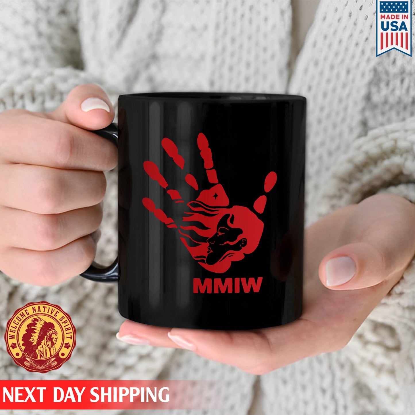 MMIW Indigenous Ceramic Coffee Mug
