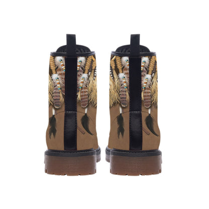 Feather Native Leather Martin Short Boots NBD