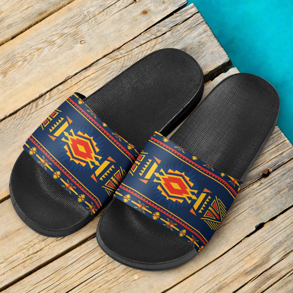 Pattern Native American Slide Sandals NBD