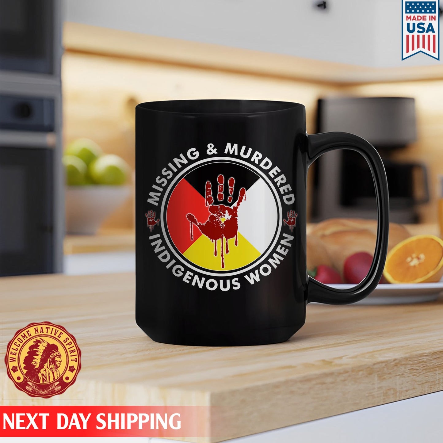 Missing Murder Indigenous Women, No More Stolen Sisters Ceramic Coffee Mug