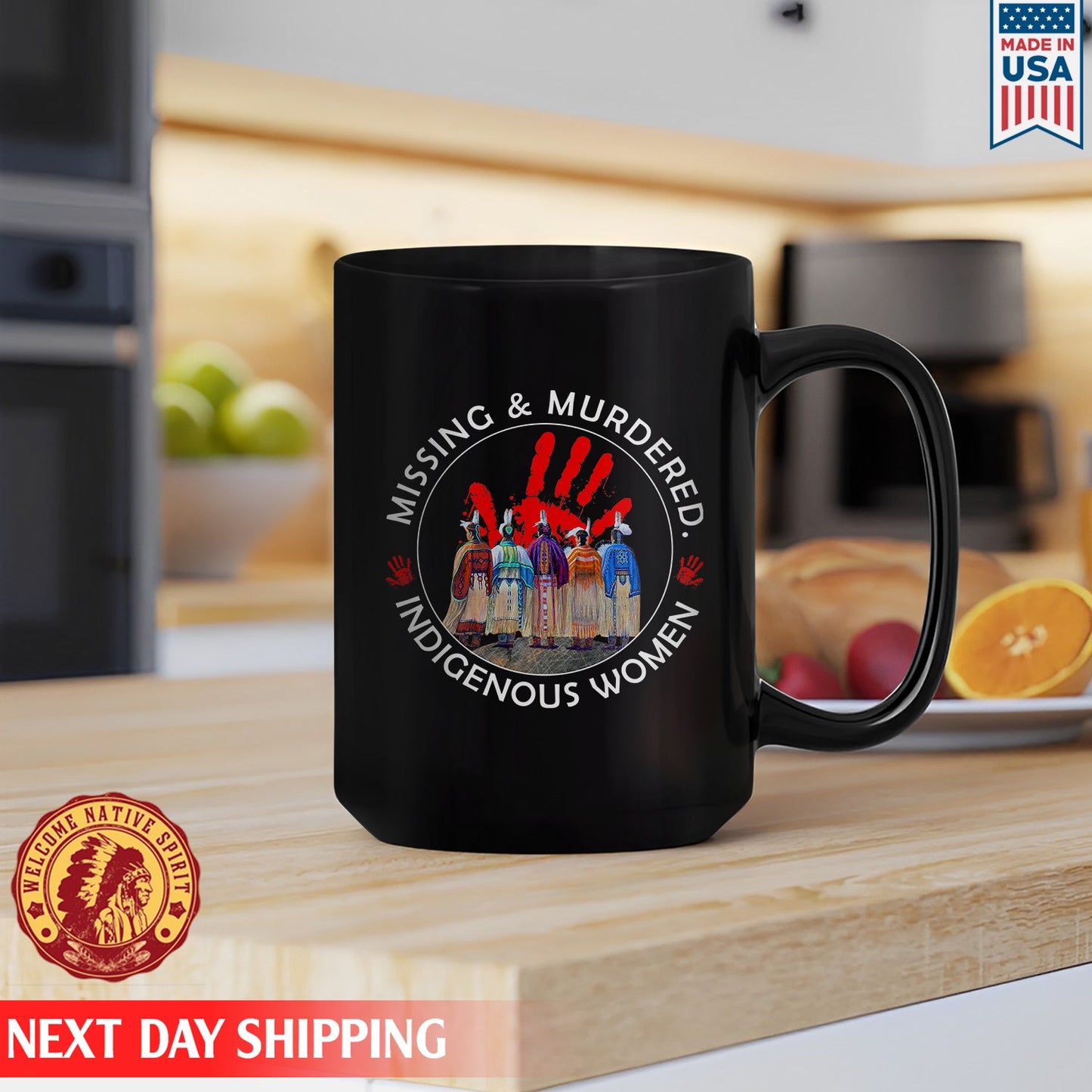 Missing Murder Indigenous Women Ceramic Coffee Mug