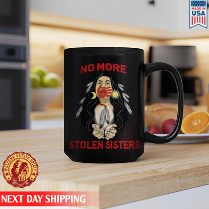 No More Stolen Sister, MMIW Indigenous Ceramic Coffee Mug