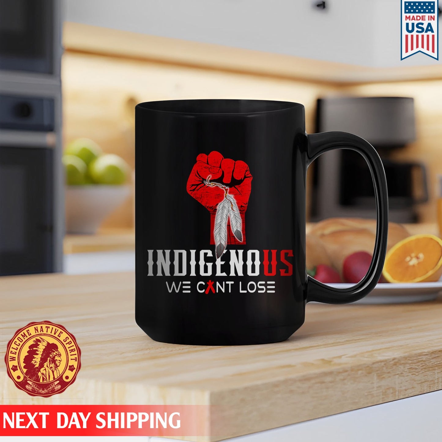 We Can Lost Indigenous Ceramic Coffee Mug
