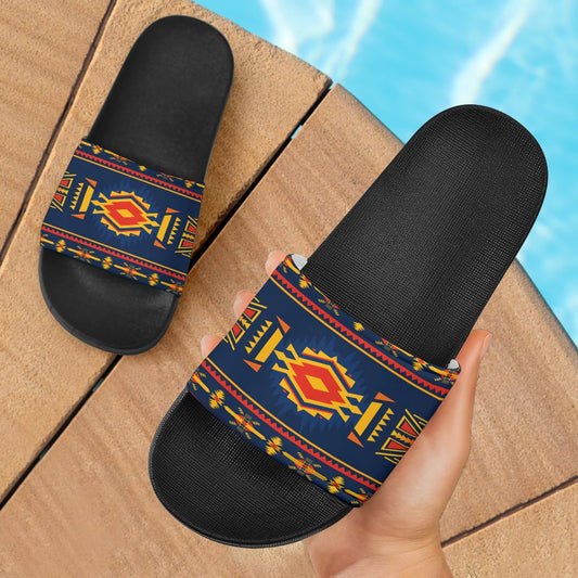Pattern Native American Slide Sandals NBD