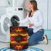 United Tribes Brown Design Laundry Basket 9 NBD