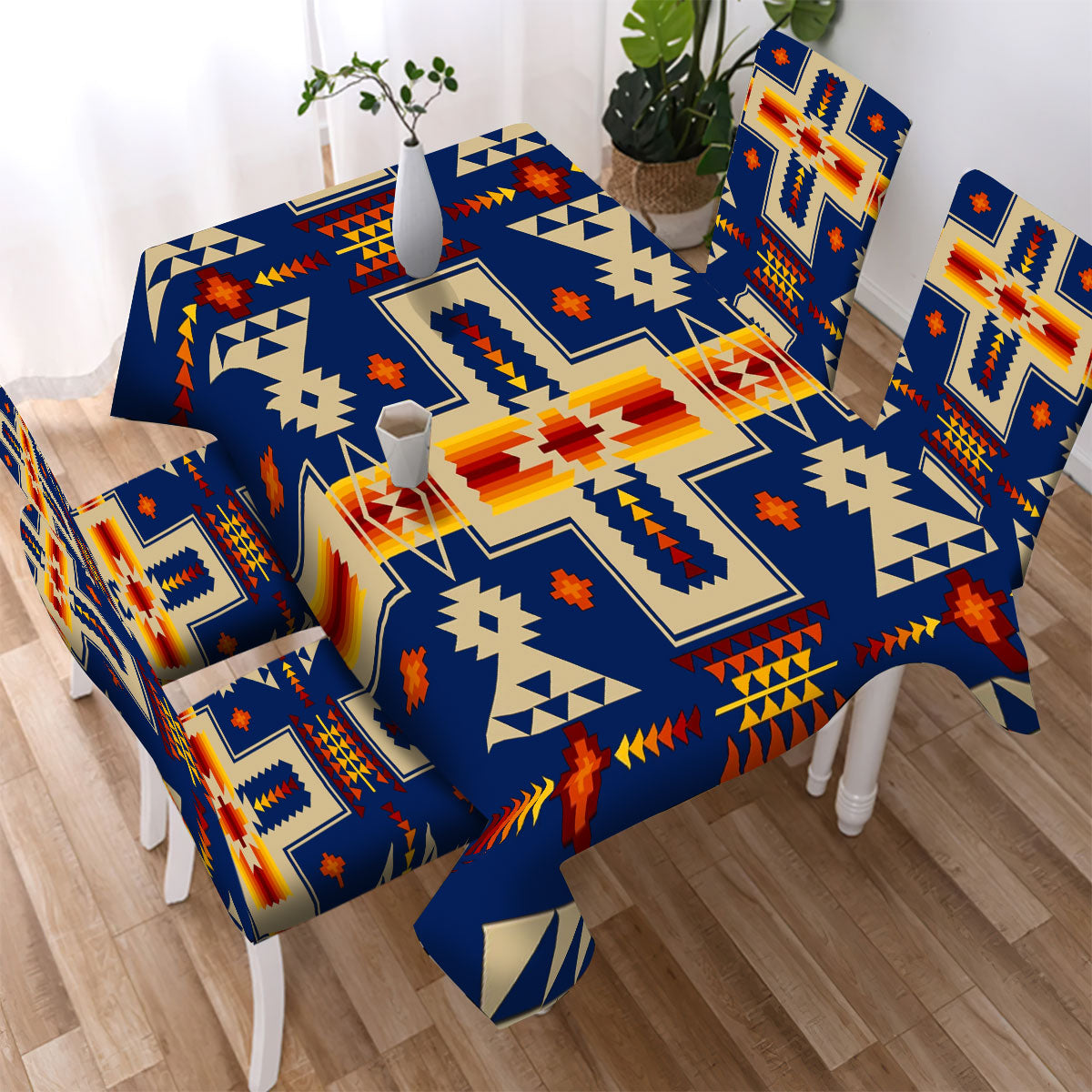 Pattern Tribe Design Native American Tablecloth - Chair cover NBD