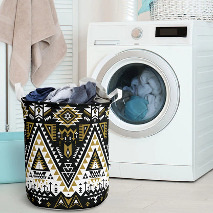 Retro Color Tribal Laundry Basket NBD