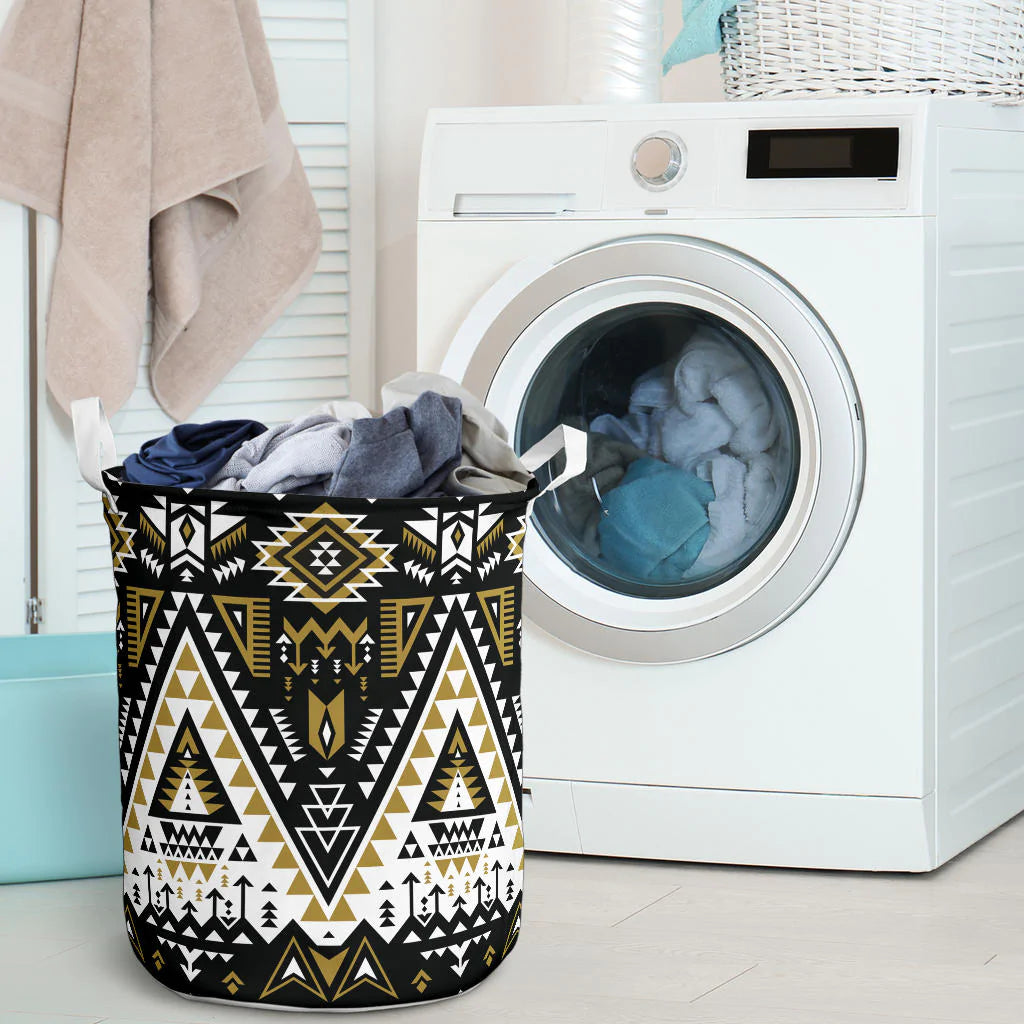 Retro Color Tribal Laundry Basket NBD
