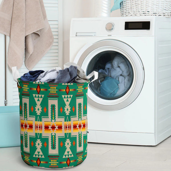Tribal Legacy Quilted Laundry Basket main image 0