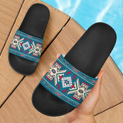 Pattern Native American Slide Sandals NBD