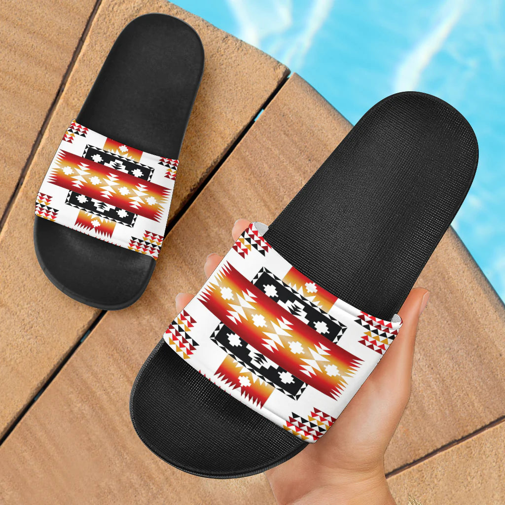 Pattern Native American Slide Sandals NBD