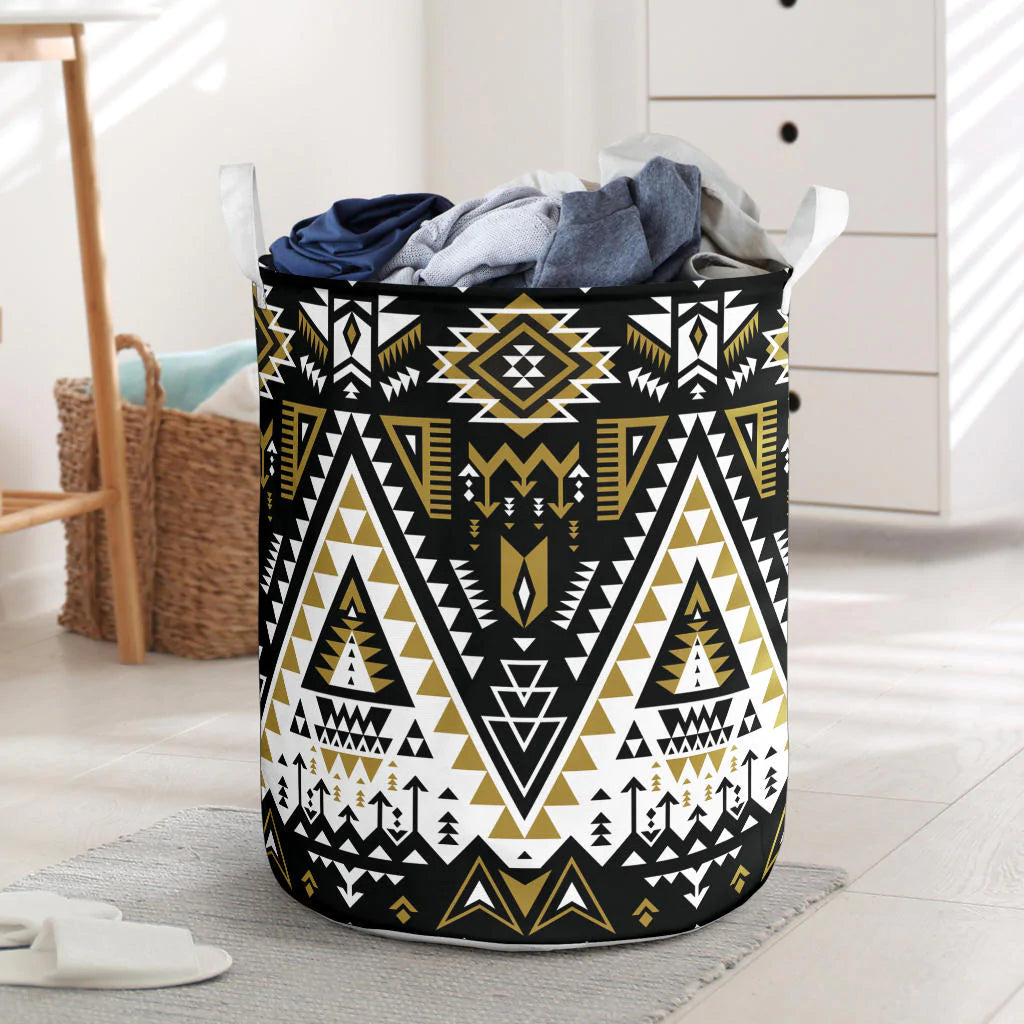 Retro Color Tribal Laundry Basket NBD