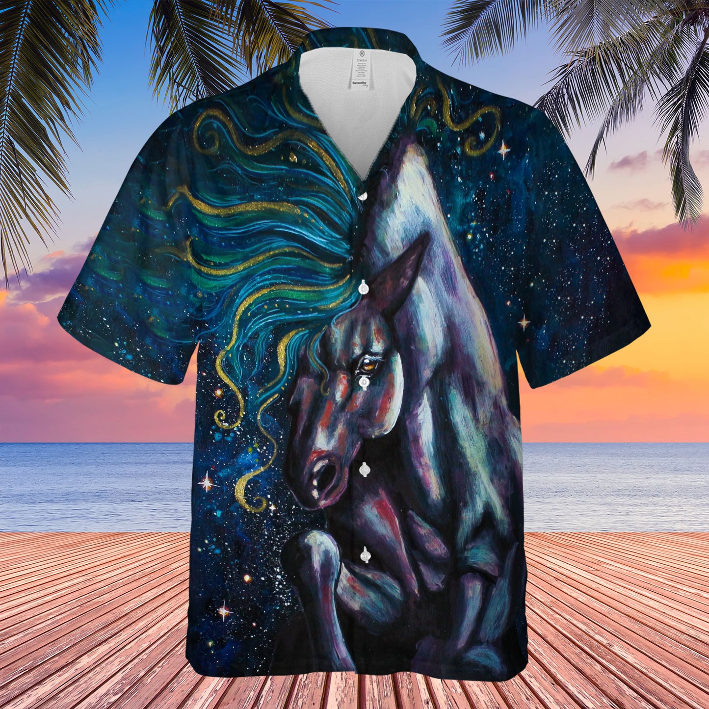 Native Horse Hawaiian Shirt NBD
