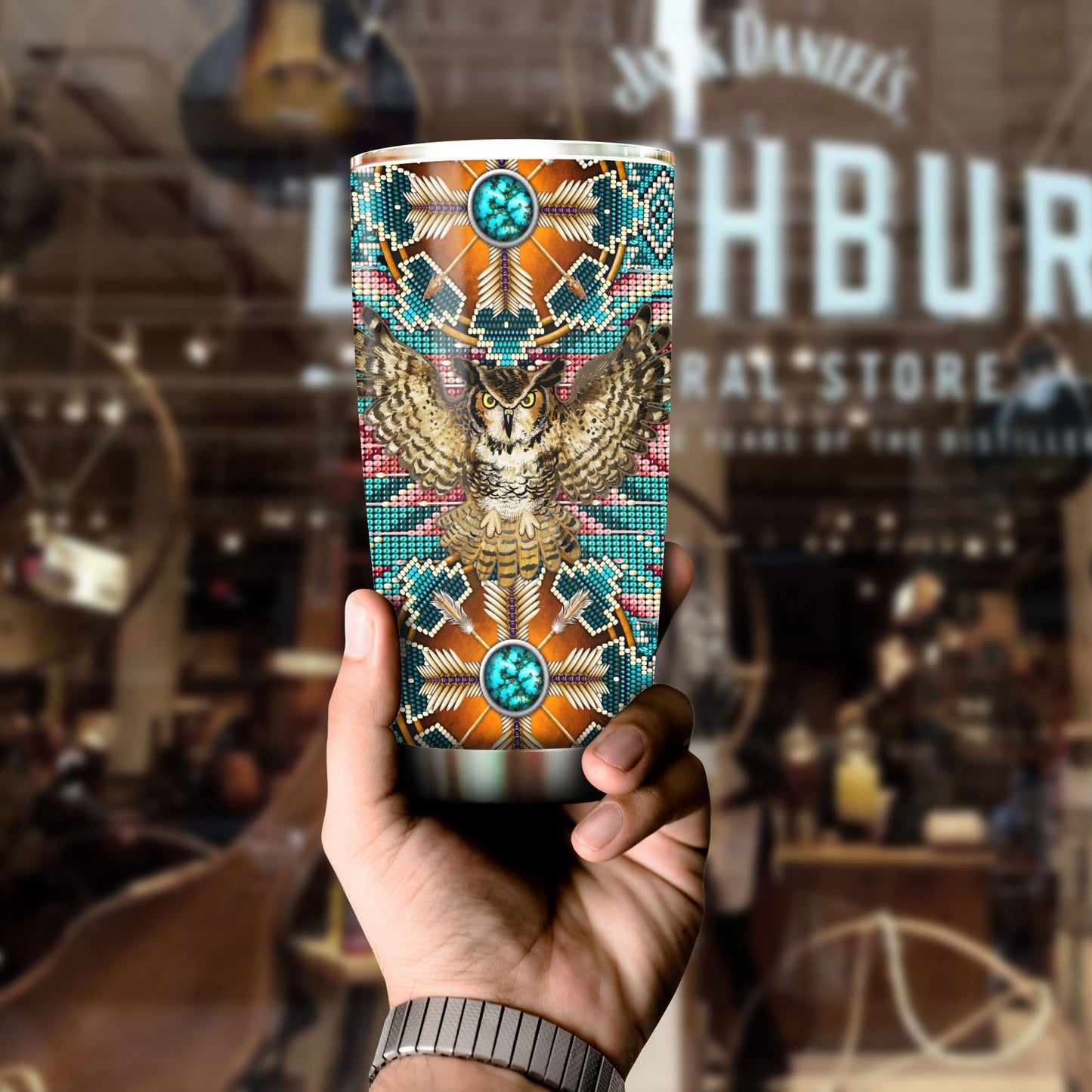 Eagle Pattern Tumbler NBD