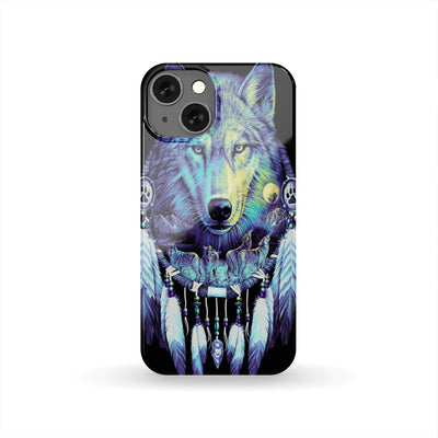 Wolf & Feathers Dream Catcher Native American Phone Case NBD