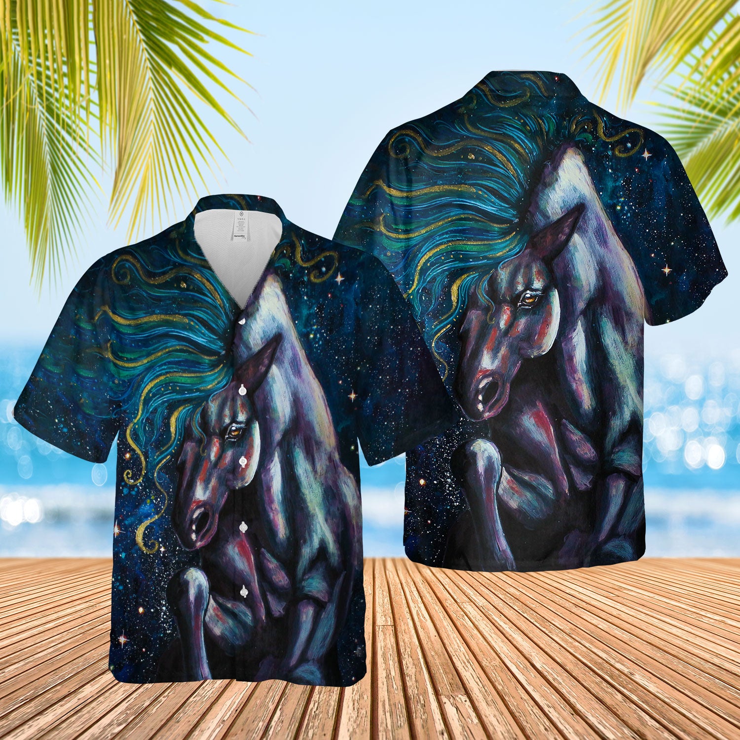 Native Horse Hawaiian Shirt NBD