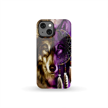 Galaxy Wolf Dreamcatcher Native American Phone Case NBD