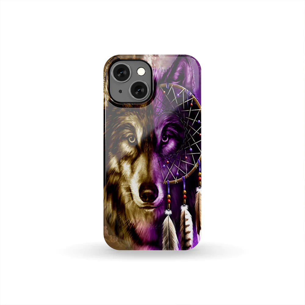 Galaxy Wolf Dreamcatcher Native American Phone Case NBD