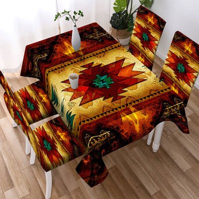 Pattern Tribe Design Native American Tablecloth - Chair cover NBD