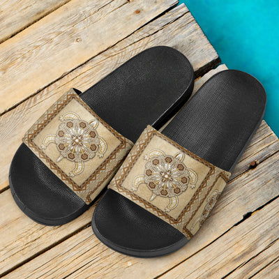 Pattern Native American Slide Sandals NBD