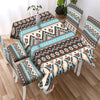 Multi Pattern Culture Design Native American Tablecloth - Chair cover NBD