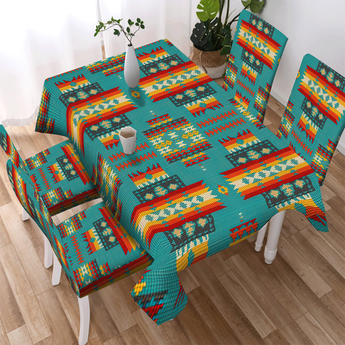 Pattern Tribe Design Native American Tablecloth - Chair cover NBD ...