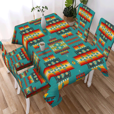 Pattern Tribe Design Native American Tablecloth - Chair cover NBD