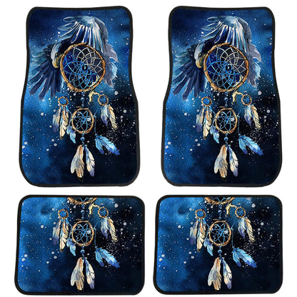 Blue Dreamcatcher Front And Back Car Mats