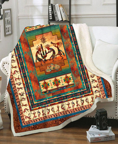 3D Native Dance Fleece Blanket