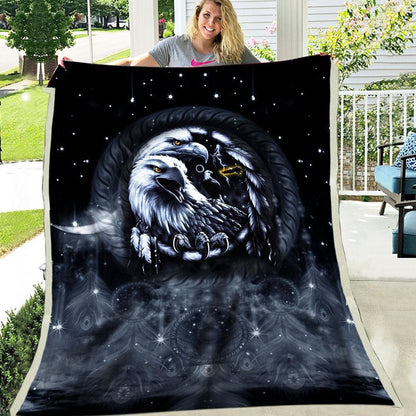 Native Black Fleece Blanket