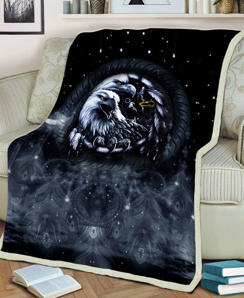 Native Black Fleece Blanket