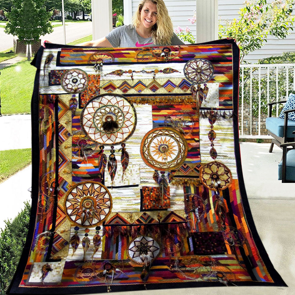 Native Dreamcatcher Fleece Blanket