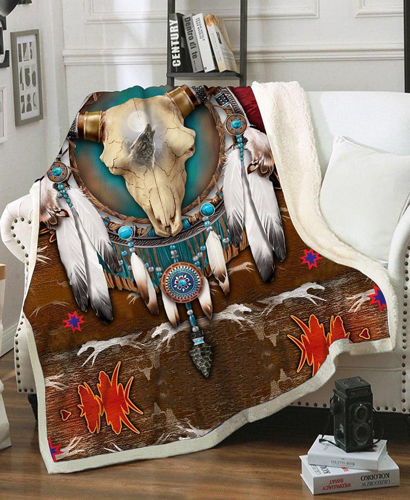 Native Buffalo Fleece Blanket