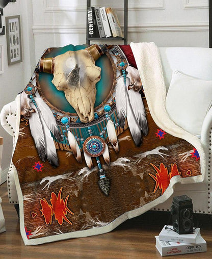 Native Buffalo Fleece Blanket