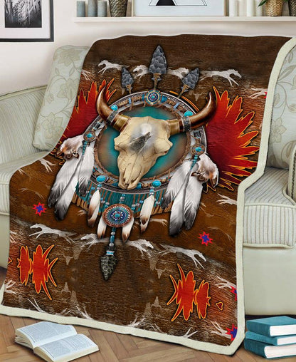 Native Buffalo Fleece Blanket